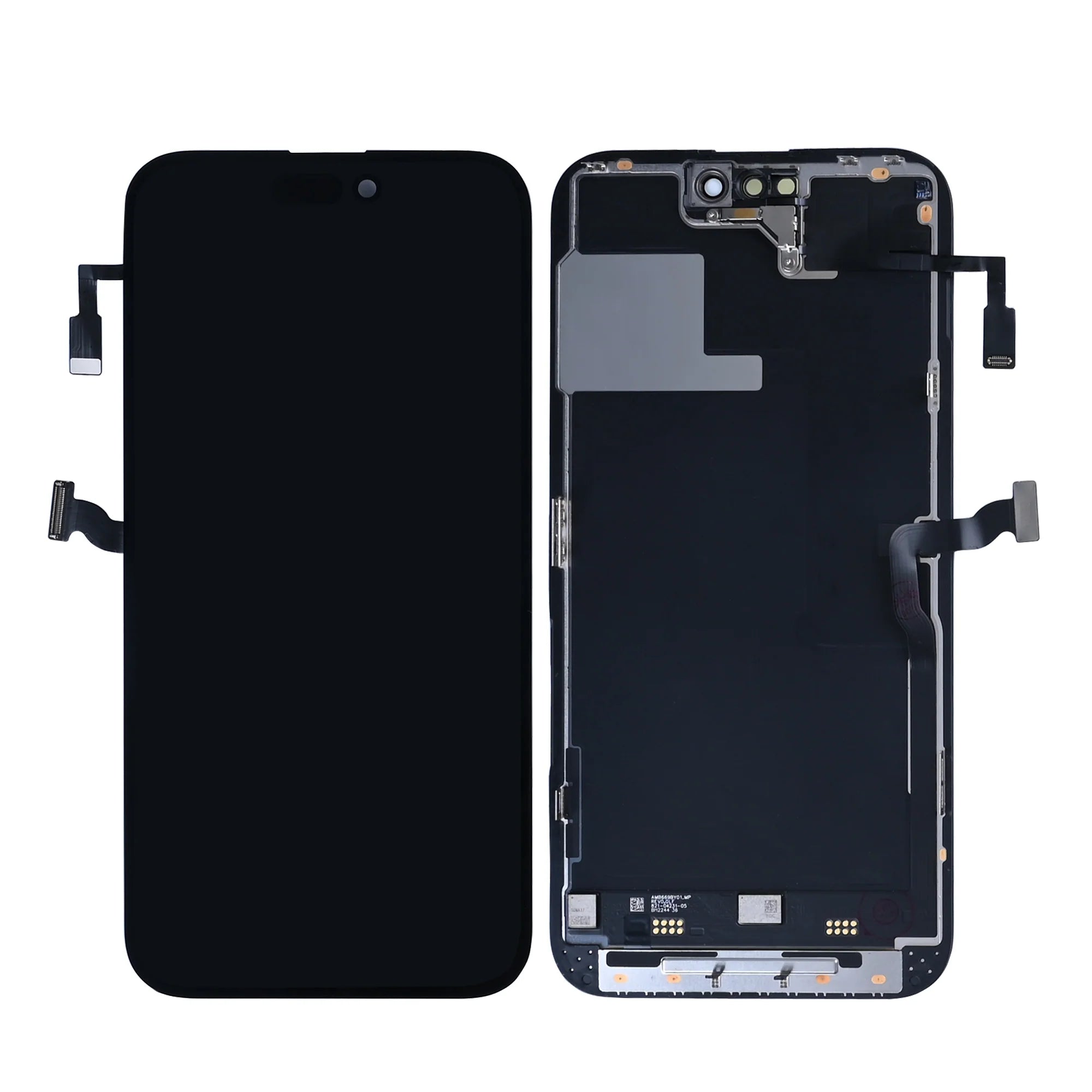 Für iPhone 14 Pro Max Display mit herausgezogenem Flex-Kabel des Näherungssensors