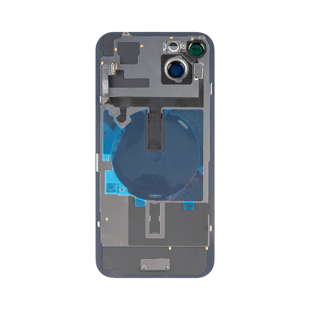 iPhone 15 Plus Extra Glas mit NFC und vergrössertem Kamerarahmen – Grün, Gelb, Blau, Schwarz, Silber, Rosa