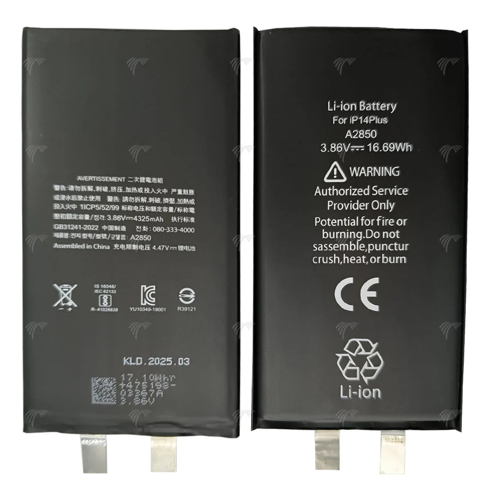 Für iPhone 14 Plus Akku (Punktschweissen erforderlich) 4323 mAh ohne BMS/IC