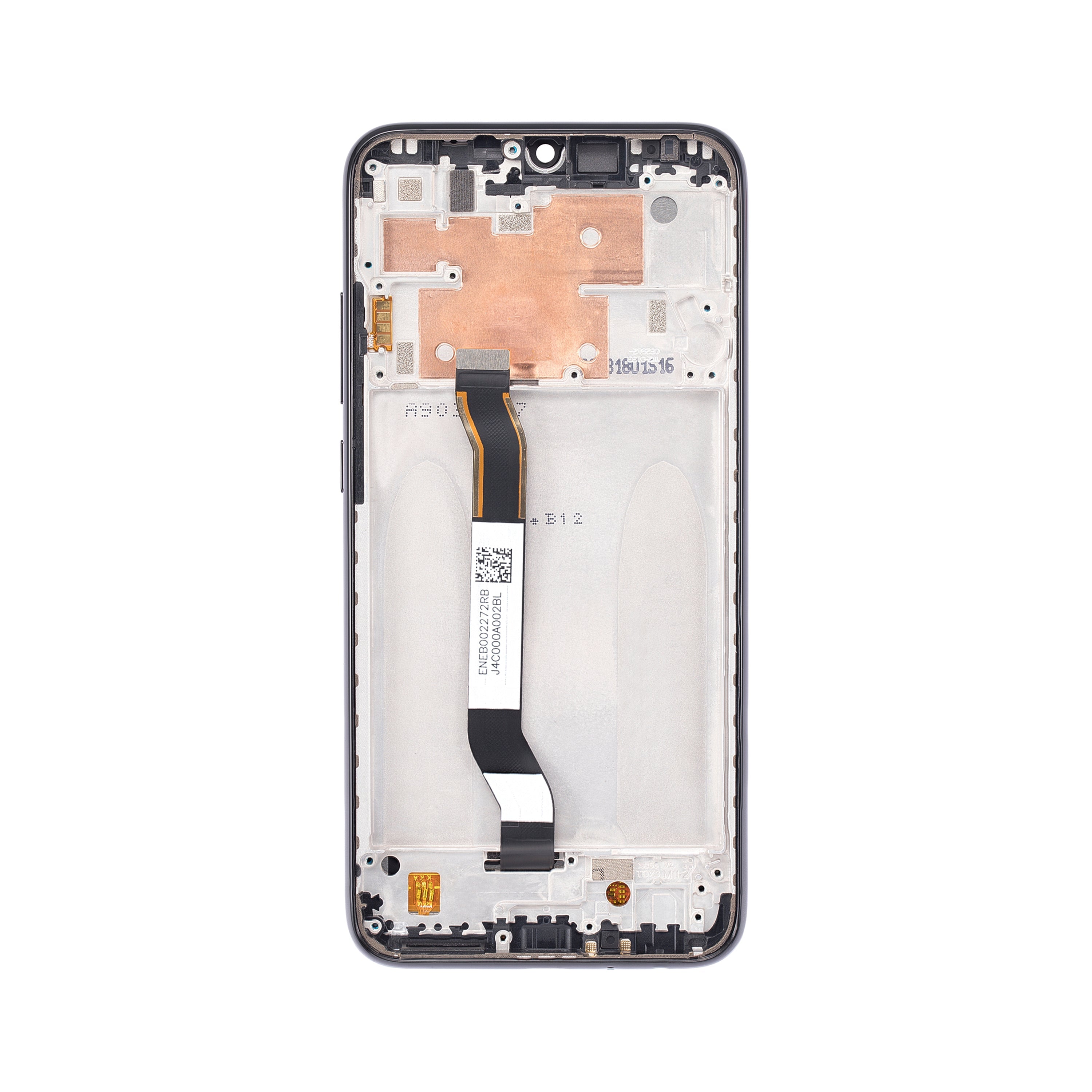 Xiaomi Redmi Note 8, Note 8 (2021) Display und Digitizer mit Rahmen, Space Black (OEM)