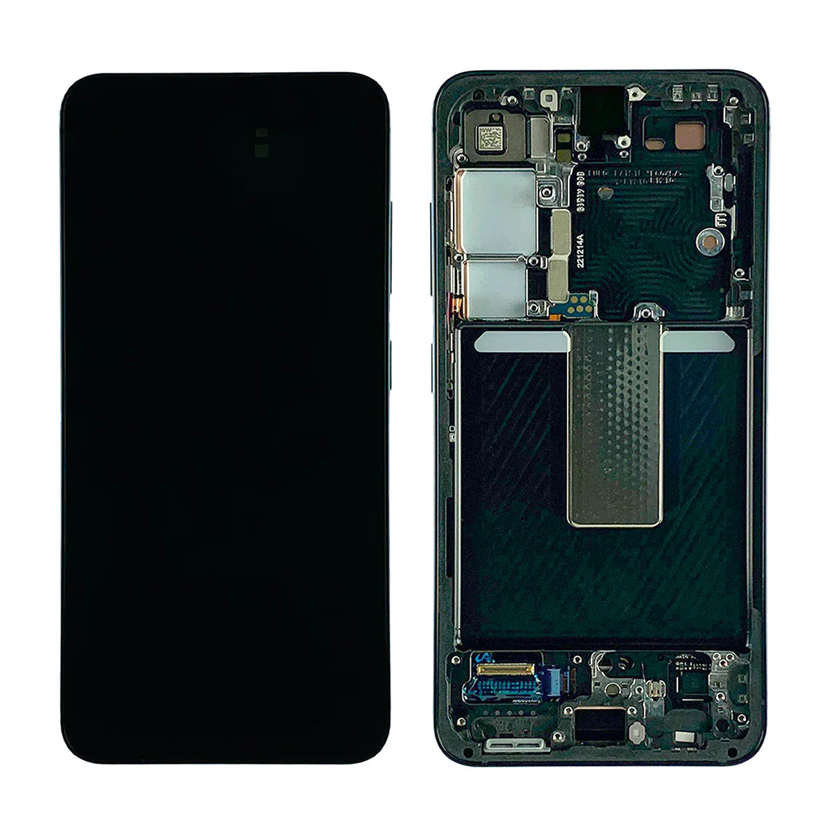 Samsung Galaxy S23 Display und Digitizer mit Rahmen Phantom Black Service Pack