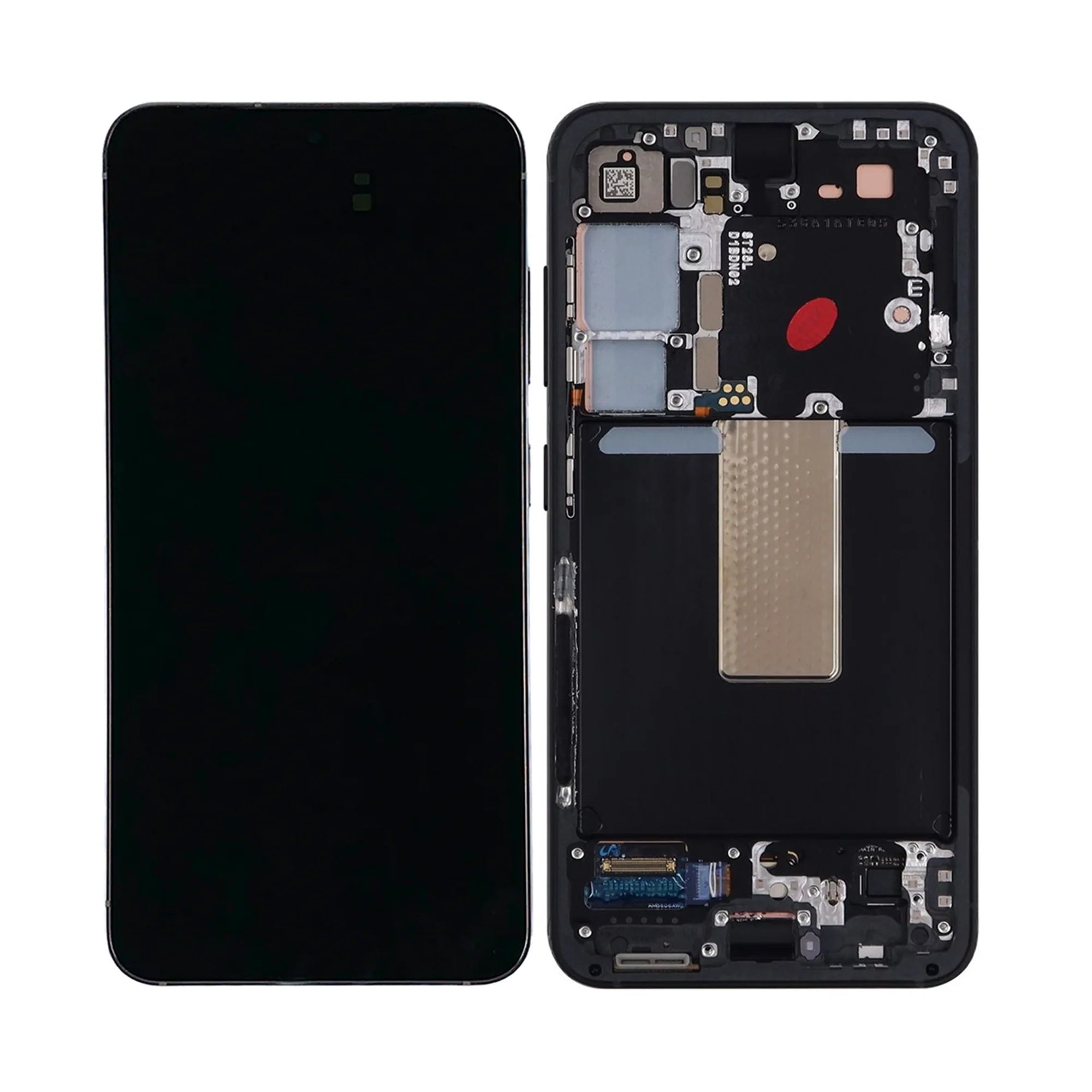 Samsung Galaxy S23 Display und Digitizer mit Rahmen Graphite Service Pack