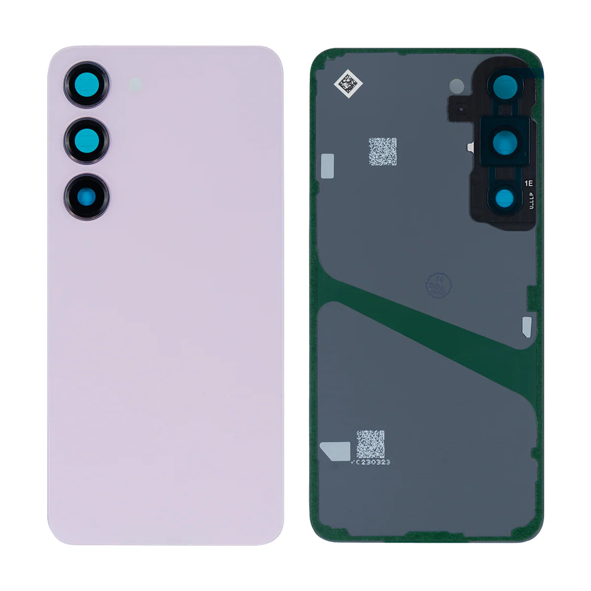 Samsung Galaxy S23 S911B Backcover Lavender mit Kameralinse (Service Pack)