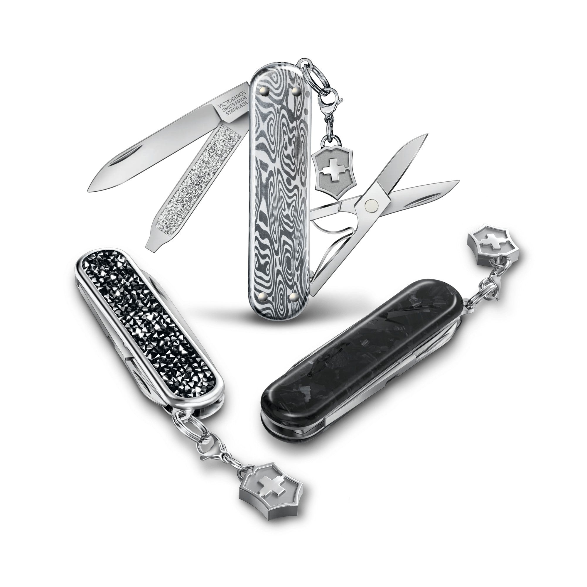 Victorinox Classic SD Brilliant Carbon mit Gravur