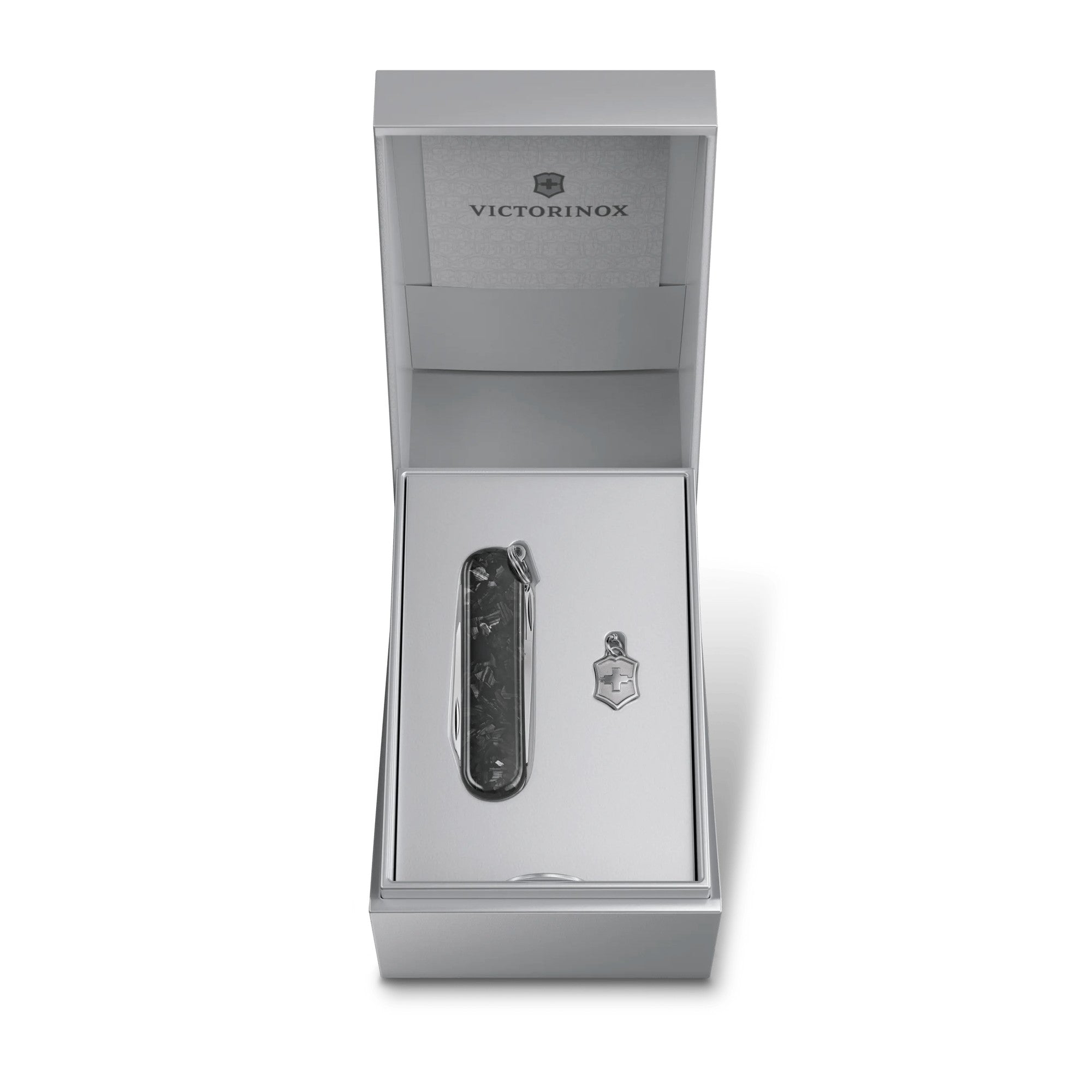 Victorinox Classic SD Brilliant Carbon mit Gravur
