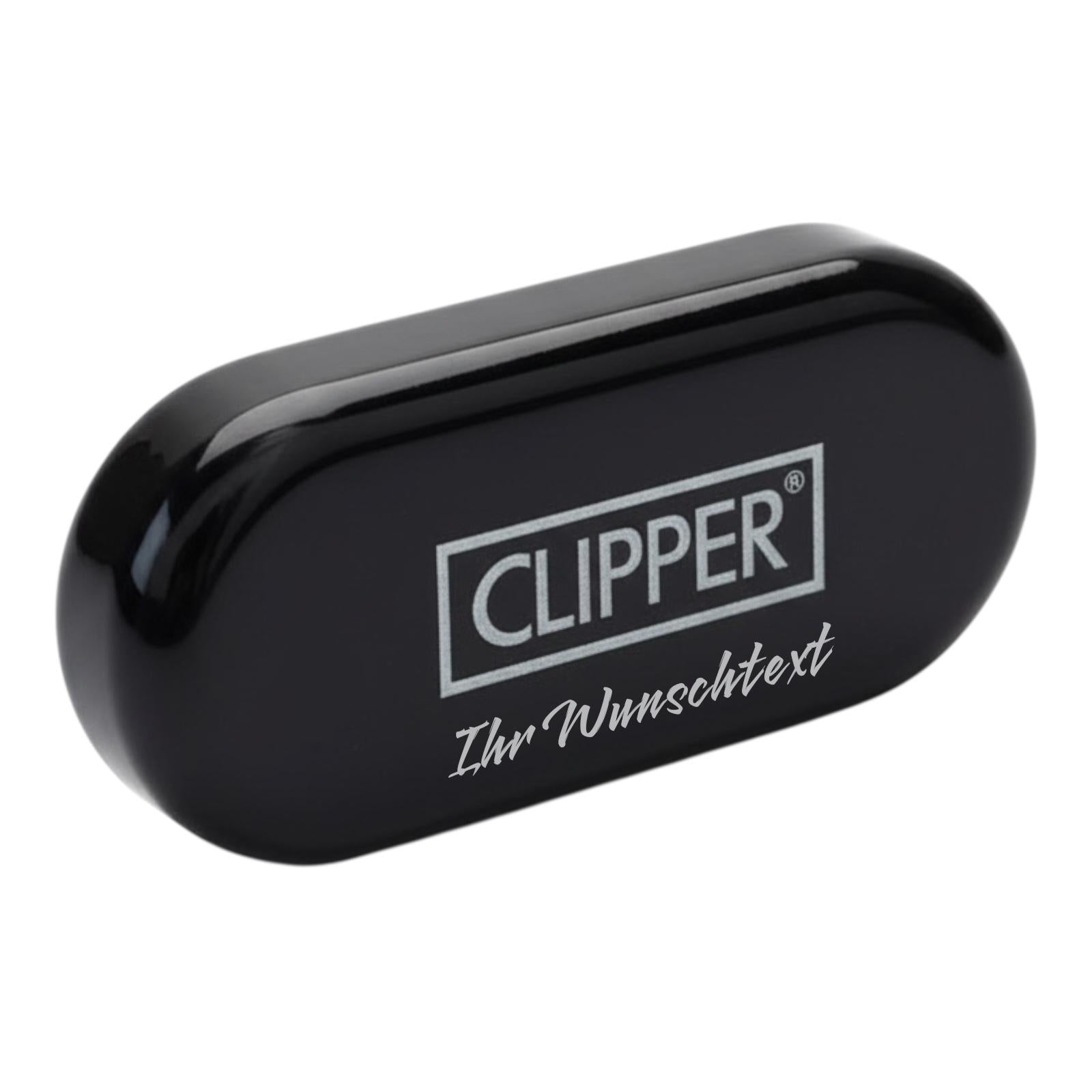 Clipper Metal Large Lava Bordeaux (Auf Wunsch mit Gravur)