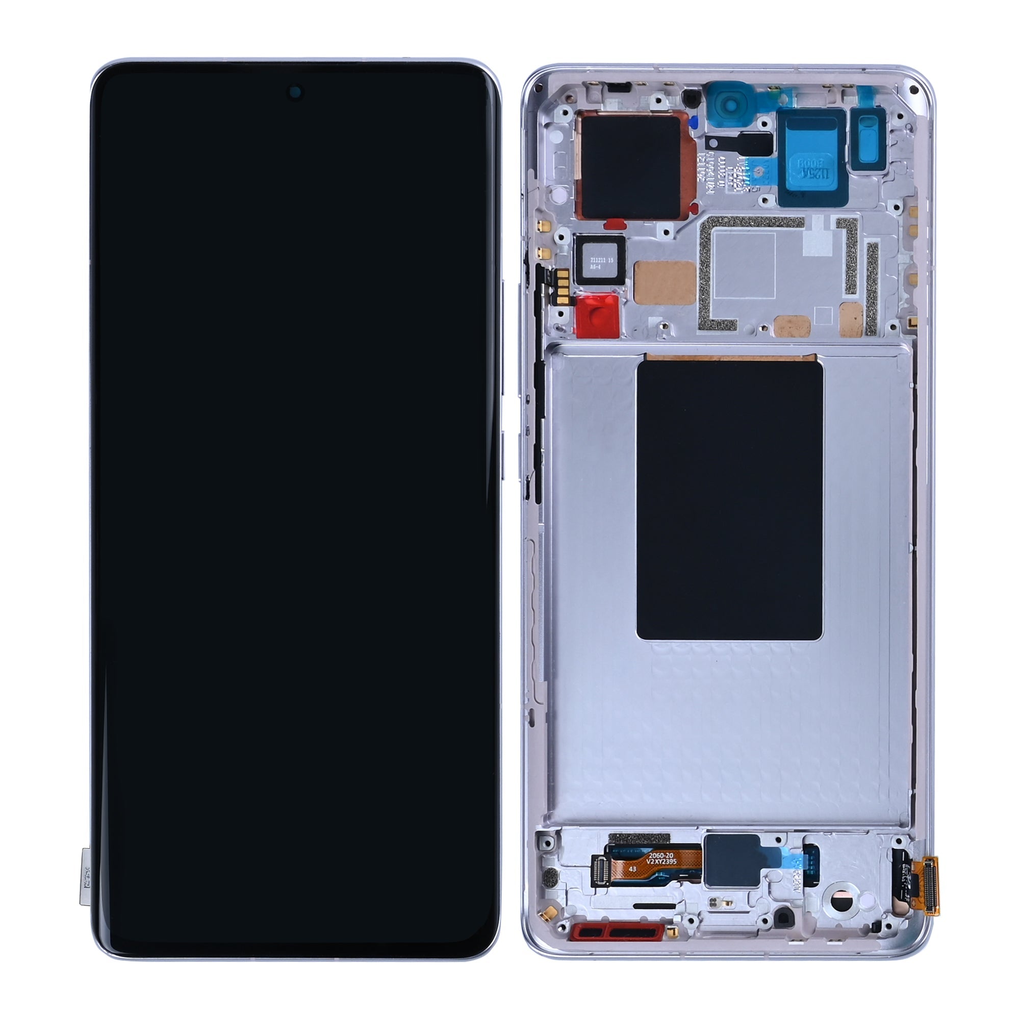 Xiaomi 12 Pro Display und Digitizer mit Rahmen, Lila OEM