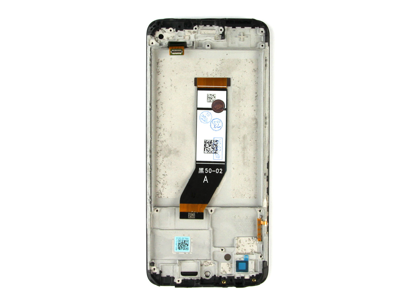 Xiaomi Redmi 10 (2021) Display und Digitizer mit Rahmen, Carbongrau (OEM)