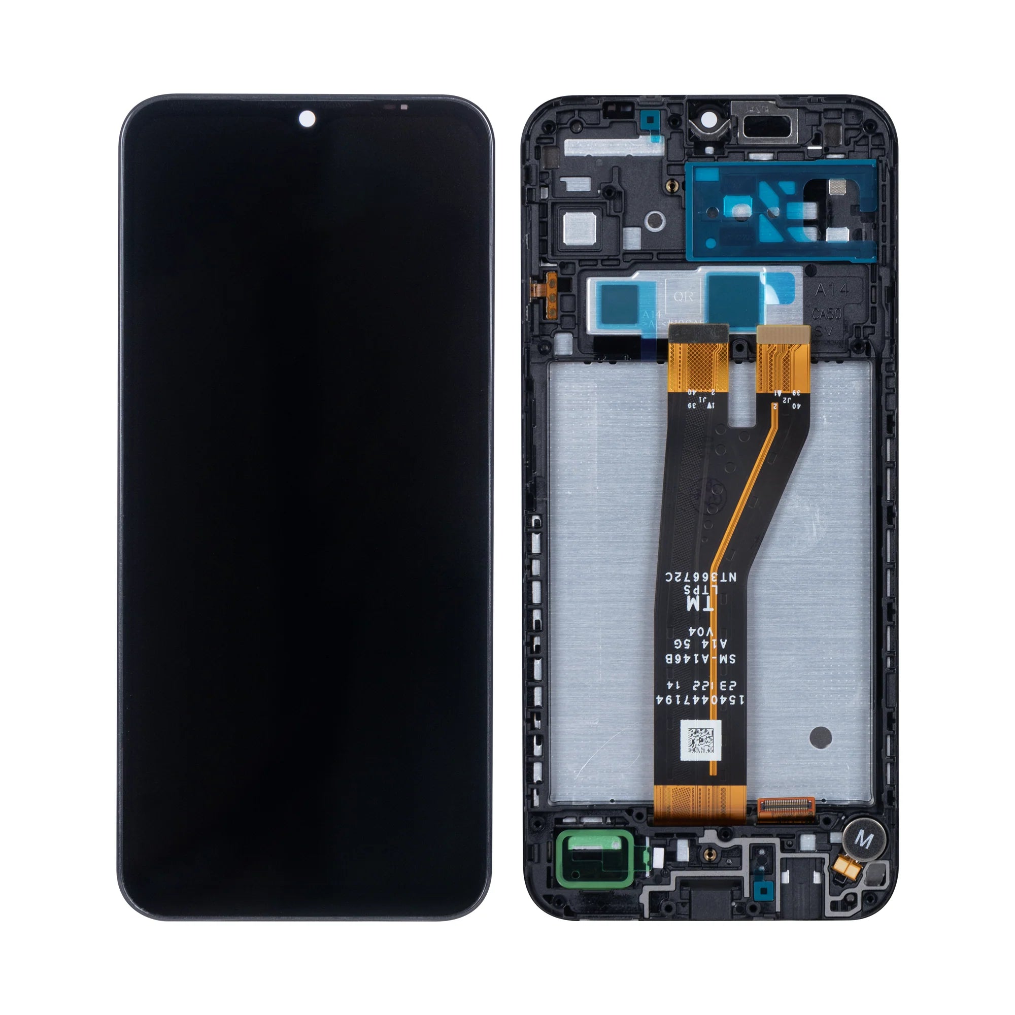 Samsung Galaxy A14 5G A146B Display und Digitizer mit Rahmen Schwarz