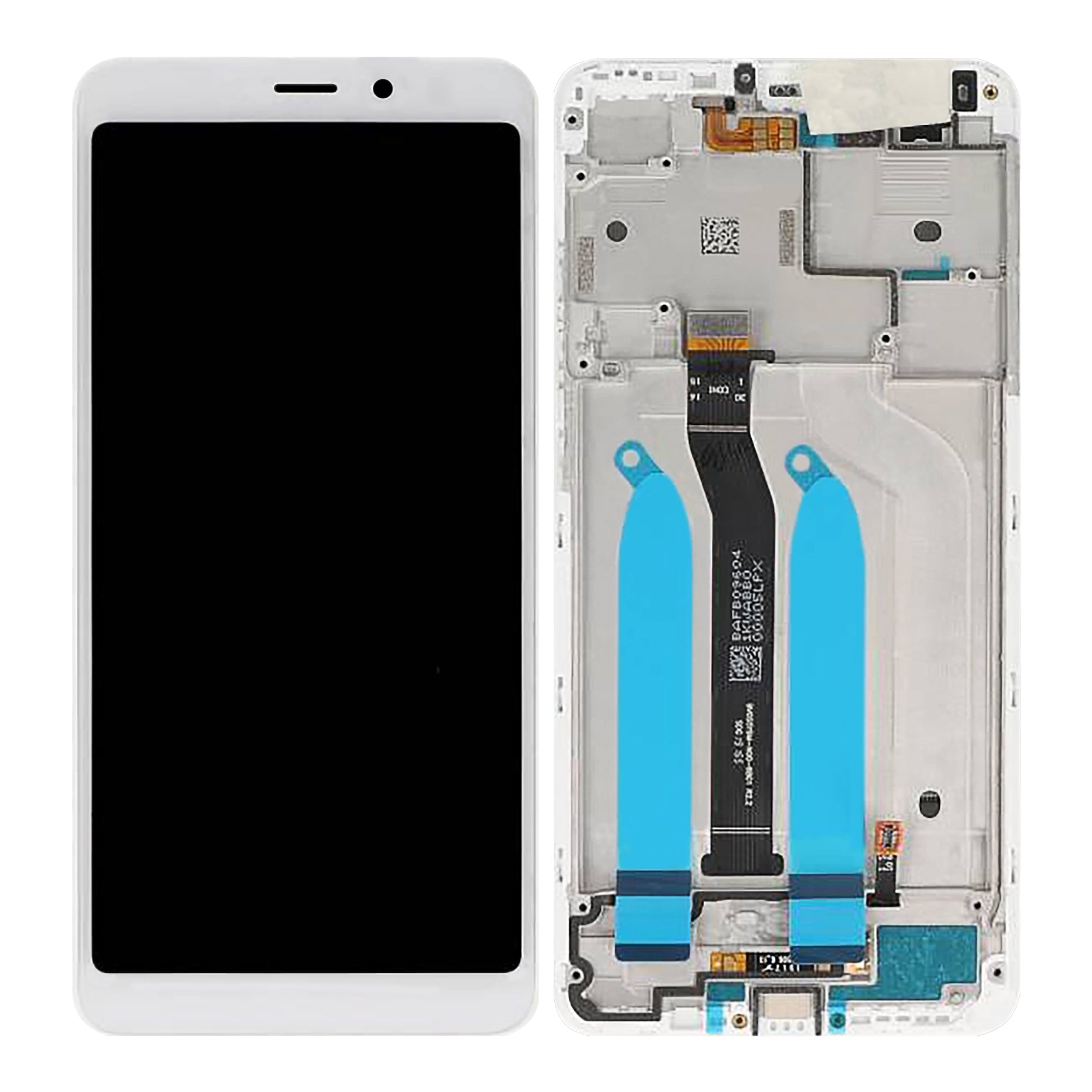 Xiaomi Redmi 6A Display und Digitizer mit Fame White Service Pack