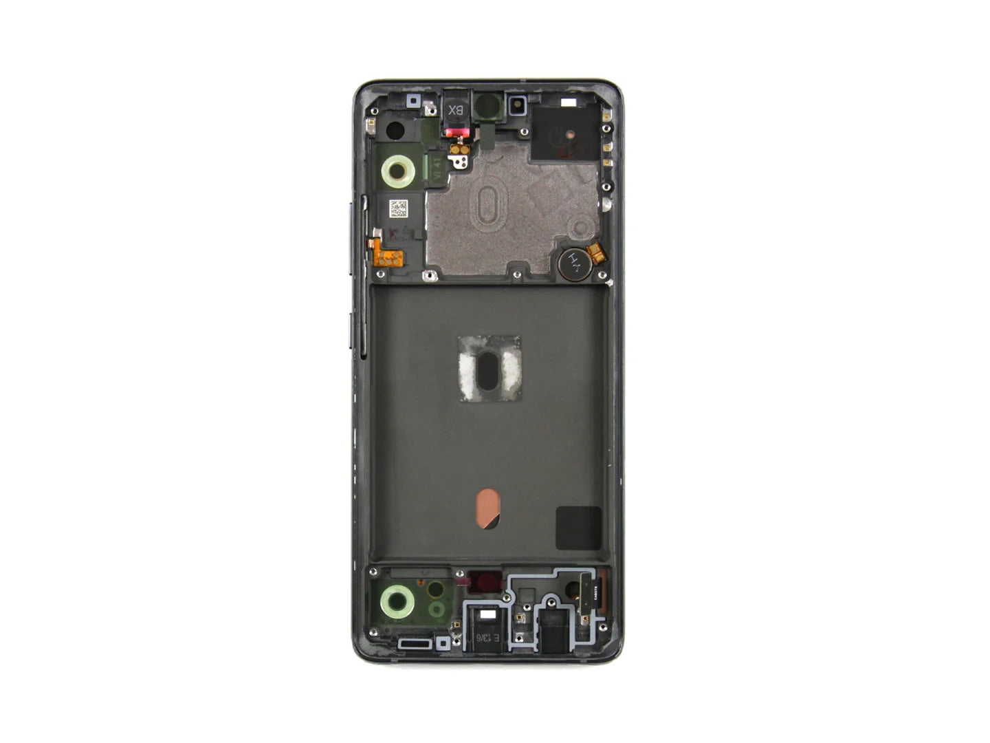 Samsung Galaxy A51 5G Display und Digitizer mit Rahmen Prism Cube Schwarz Service Pack