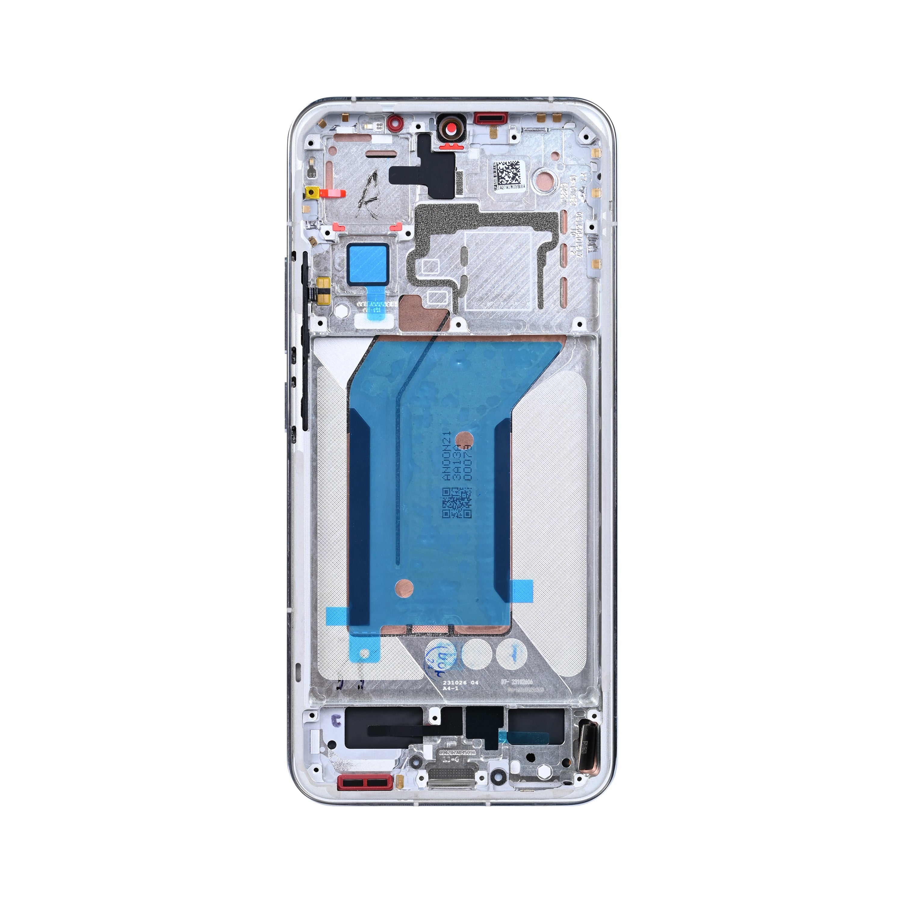 Xiaomi 14 Display und Digitizer mit Rahmen, Silber, OEM