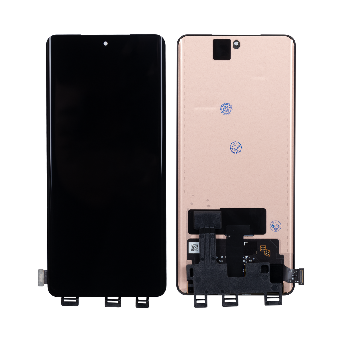 Oppo Find X6 Display und Digitizer ohne Rahmen, Schwarz (OEM)