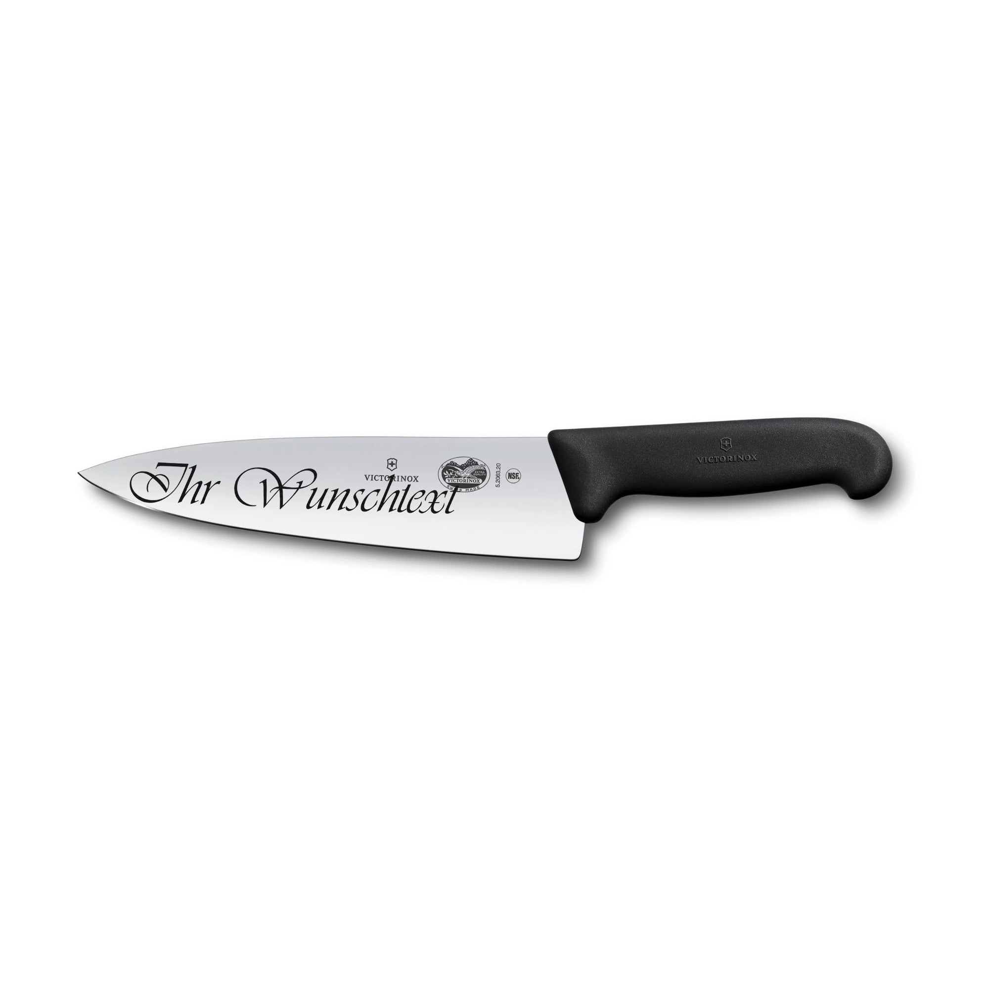 Victorinox Fibrox Kochmesser, 20 cm mit Gravur