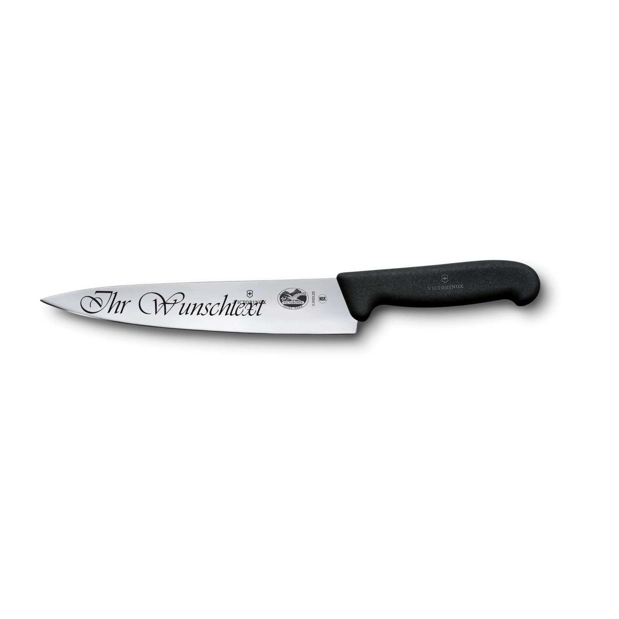 Victorinox Fibrox Kochmesser, 22 cm mit Gravur
