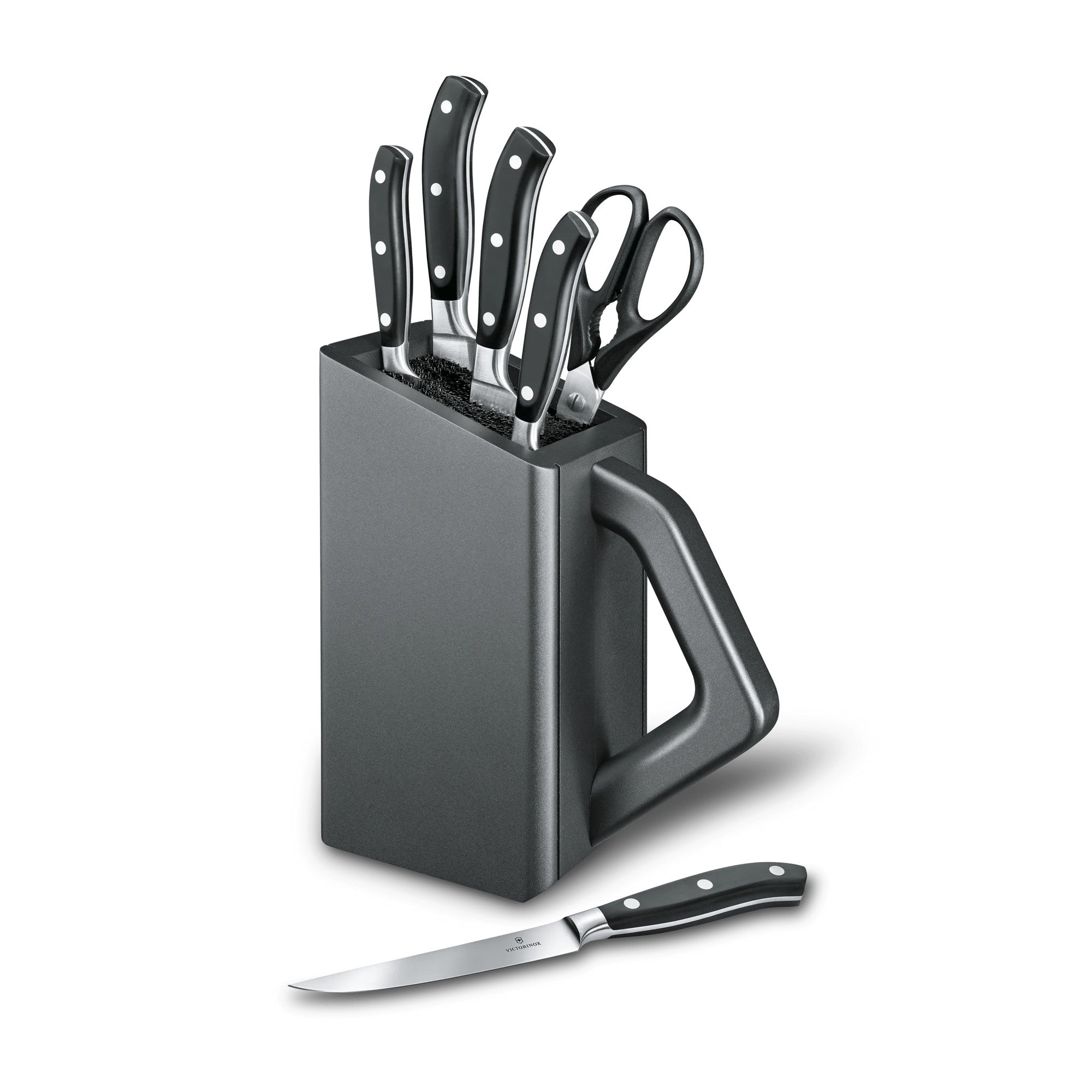 Victorinox Grand Maître Messerblock, 6-teilig, 20 cm