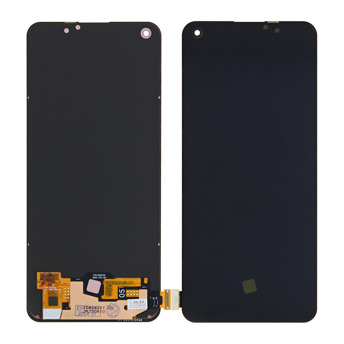 Oppo Reno6 Lite, Reno7 Lite, Reno7 Z 5G, Reno8 Z, Reno 8 Lite Display und Digitizer ohne Rahmen, Schwarz, OEM