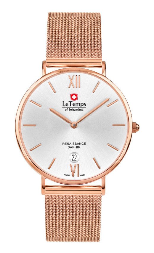 LeTemps RENAISSANCE SAPHIR QUARZ WATCH 30M