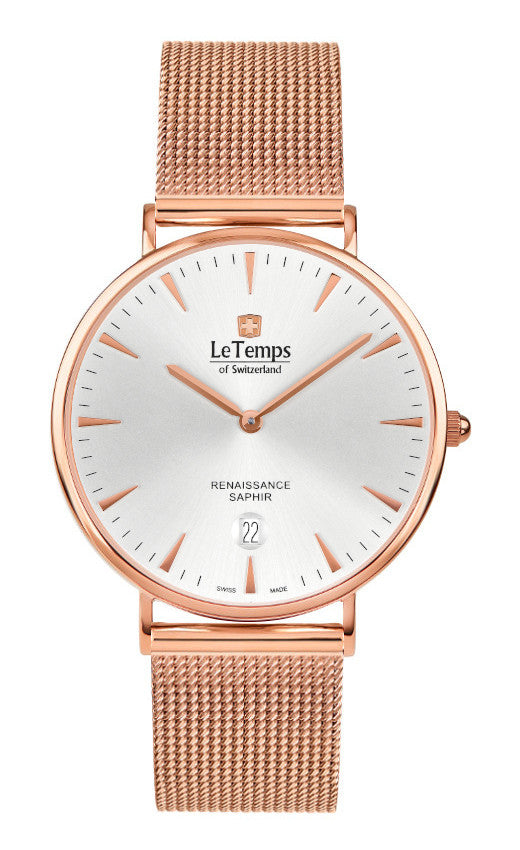 LeTemps RENAISSANCE SAPHIR QUARZ WATCH 30M