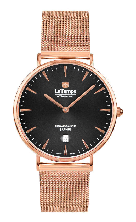 LeTemps RENAISSANCE SAPHIR QUARZ WATCH 30M