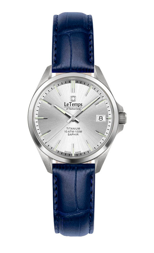LeTemps TITANIUM LADY SAPHIR QUARZ WATCH 100M