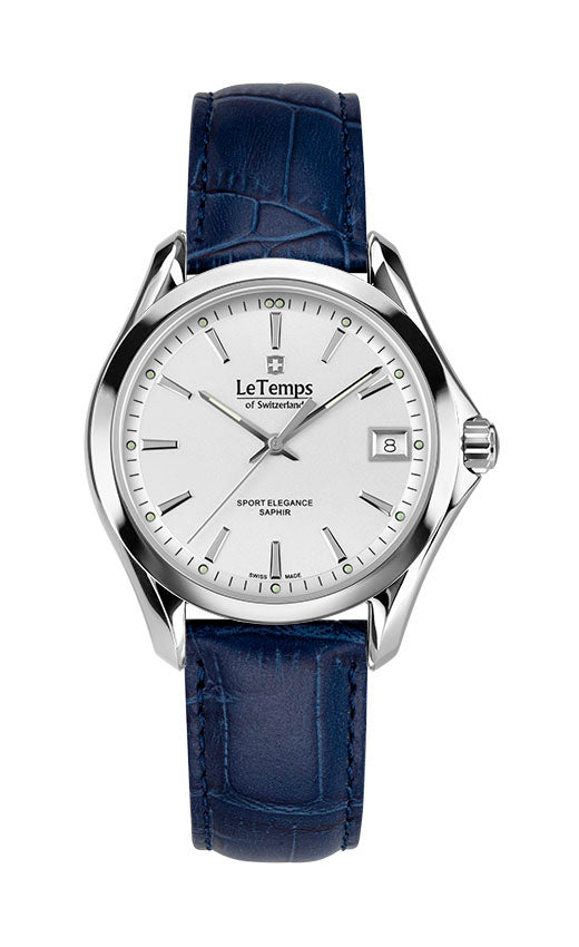 LeTemps SPORT ELEGANCE LADY 33 SAPHIR QUARZ WATCH 100M