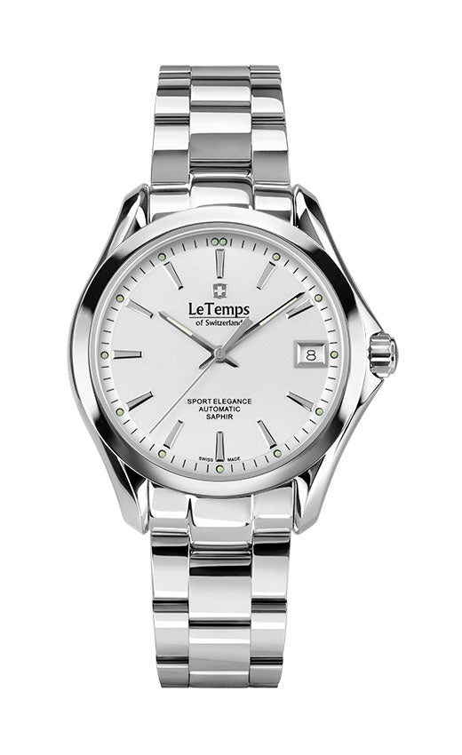 LeTemps SPORT ELEGANCE LADY 33 AUTOMATIC SAPHIR WATCH 100M