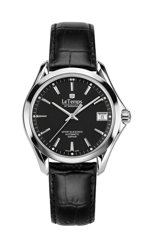 LeTemps SPORT ELEGANCE LADY 33 AUTOMATIC SAPHIR WATCH 100M