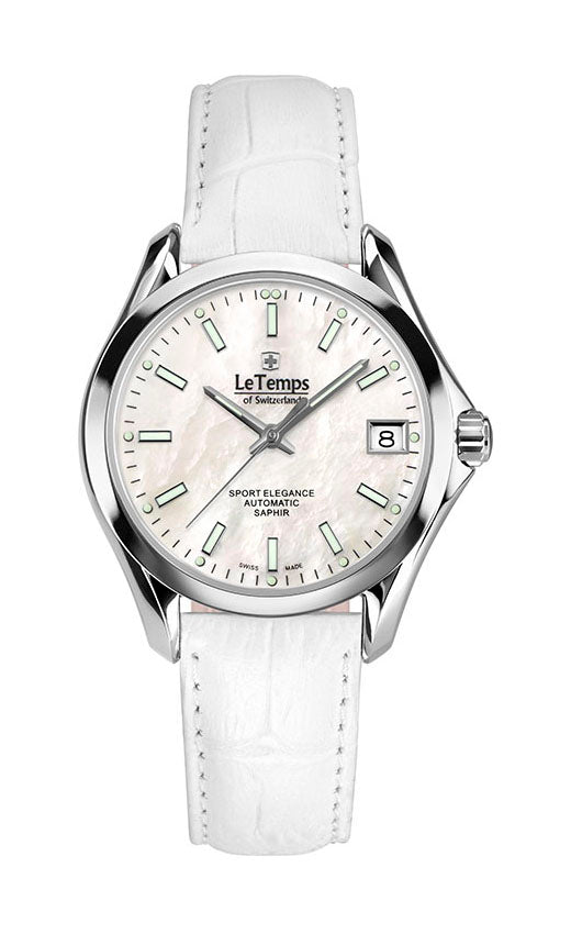 LeTemps SPORT ELEGANCE LADY 33 AUTOMATIC SAPHIR WATCH 100M