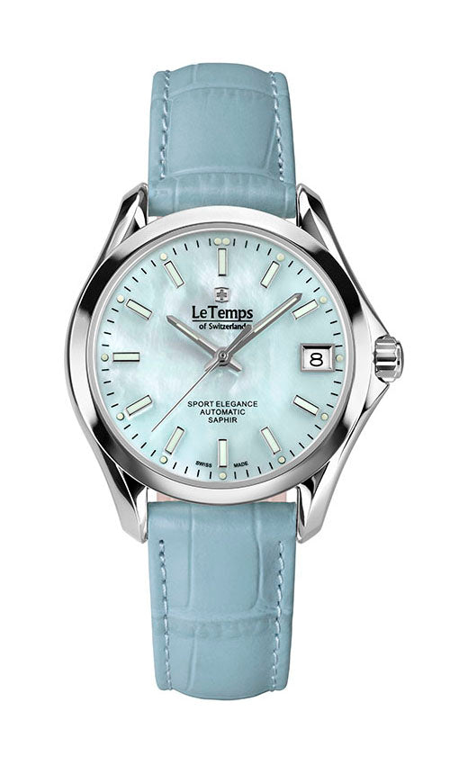 LeTemps SPORT ELEGANCE LADY 33 AUTOMATIC SAPHIR WATCH 100M
