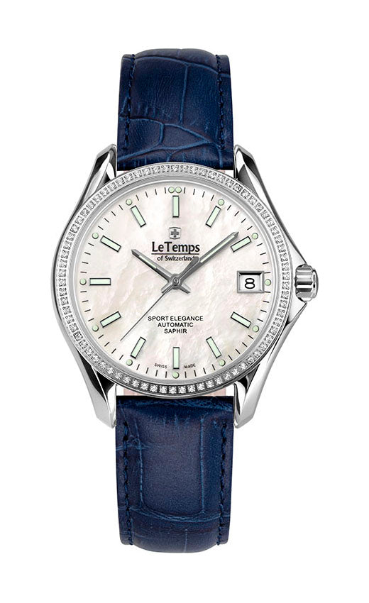 LeTemps SPORT ELEGANCE LADY 33 AUTOMATIC SAPHIR WATCH 100M