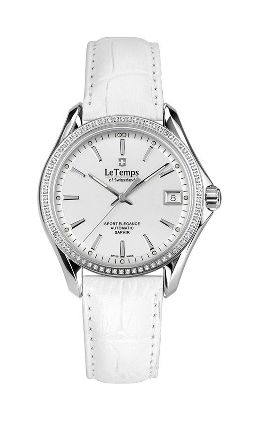 LeTemps SPORT ELEGANCE LADY 33 AUTOMATIC SAPHIR WATCH 100M