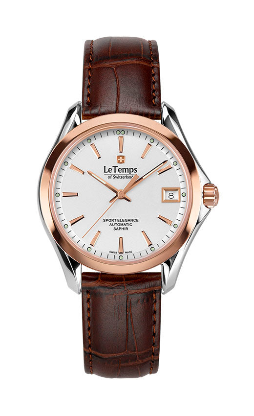 LeTemps SPORT ELEGANCE LADY 33 AUTOMATIC SAPHIR WATCH 100M