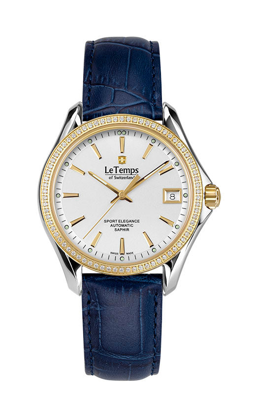 LeTemps SPORT ELEGANCE LADY 33 AUTOMATIC SAPHIR WATCH 100M