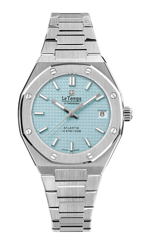 LeTemps ATLANTIS LADY SAPHIR QUARZ WATCH 100M