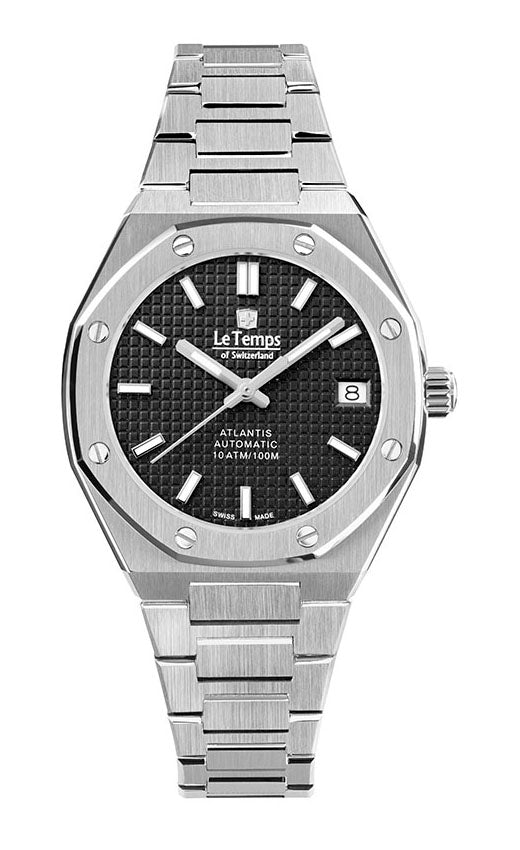 LeTemps ATLANTIS LADY AUTOMATIC SAPHIR WATCH 100M