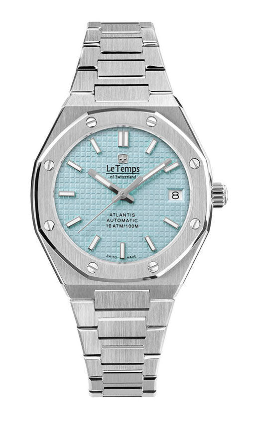 LeTemps ATLANTIS LADY AUTOMATIC SAPHIR WATCH 100M