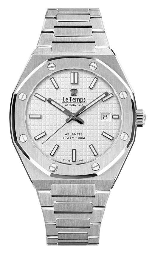 LeTemps ATLANTIS GENT SAPHIR QUARZ WATCH 100M