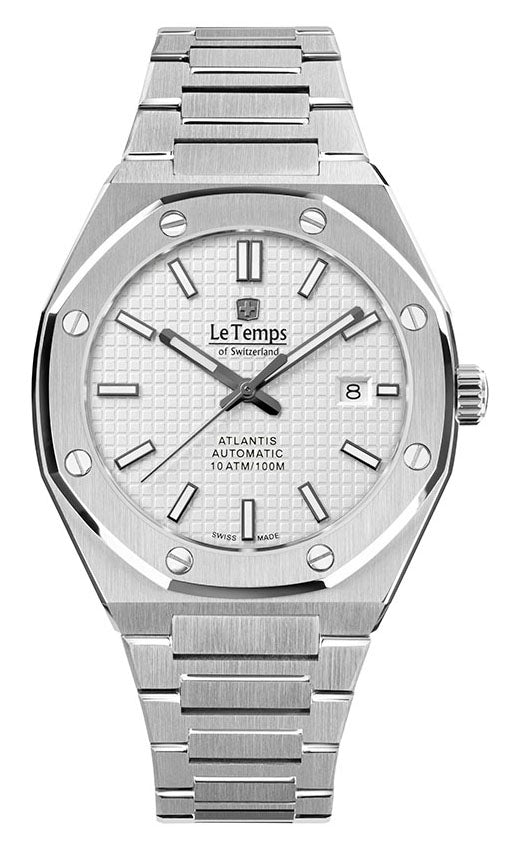 LeTemps ATLANTIS GENT AUTOMATIC SAPHIR WATCH 100M