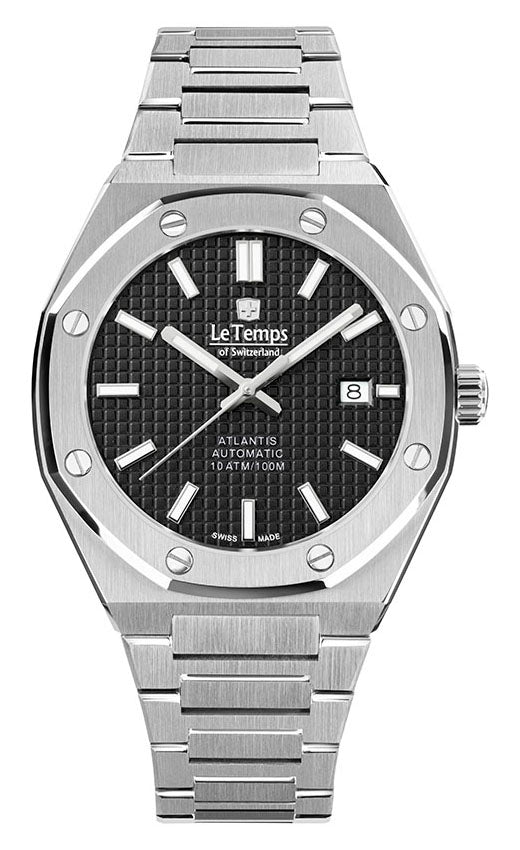 LeTemps ATLANTIS GENT AUTOMATIC SAPHIR WATCH 100M