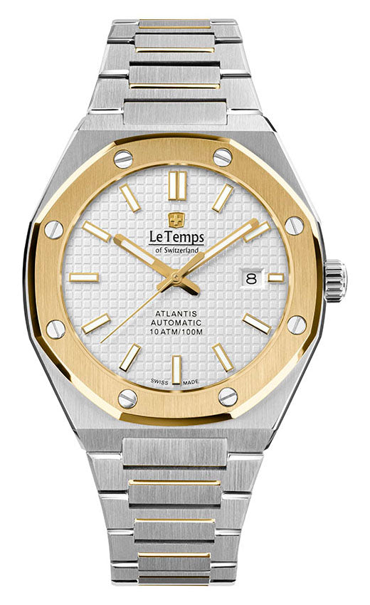 LeTemps ATLANTIS GENT AUTOMATIC SAPHIR WATCH 100M