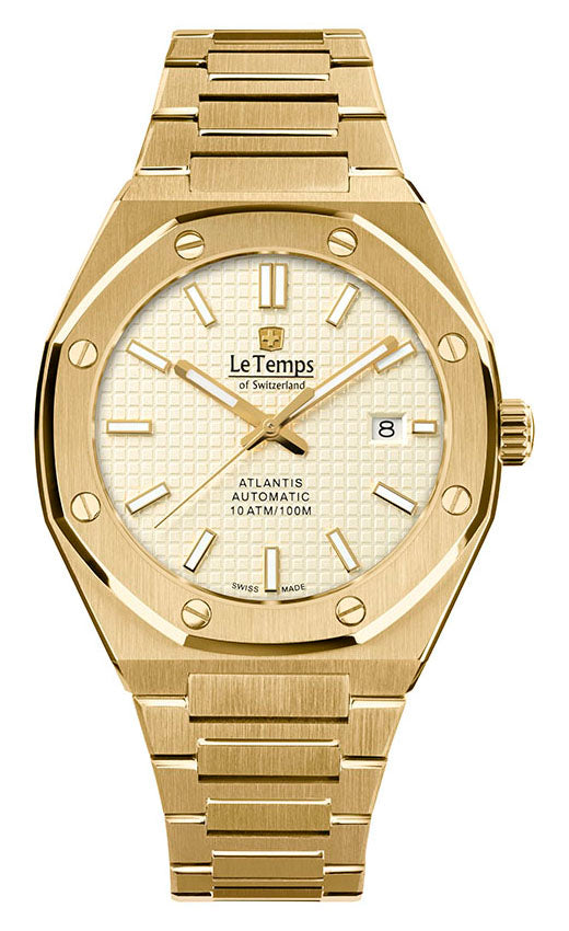 LeTemps ATLANTIS GENT AUTOMATIC SAPHIR WATCH 100M