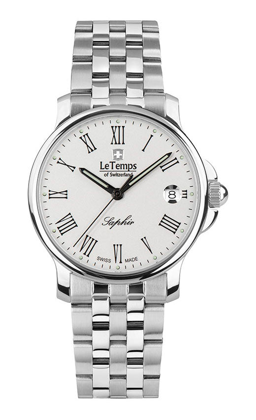 LeTemps ZAFIRA UNISEX SAPHIR QUARZ WATCH 50M