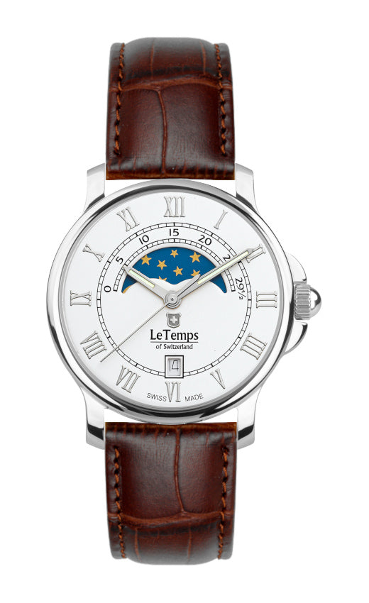 LeTemps ZAFIRA UNISEX SAPHIR QUARZ WATCH 50M