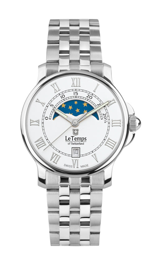LeTemps ZAFIRA UNISEX SAPHIR QUARZ WATCH 50M