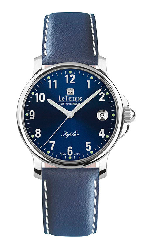LeTemps ZAFIRA UNISEX SAPHIR QUARZ WATCH 50M