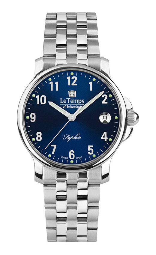 LeTemps ZAFIRA UNISEX SAPHIR QUARZ WATCH 50M