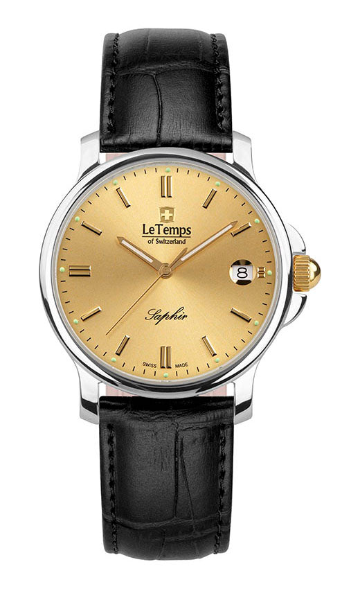 LeTemps ZAFIRA UNISEX SAPHIR QUARZ WATCH 50M