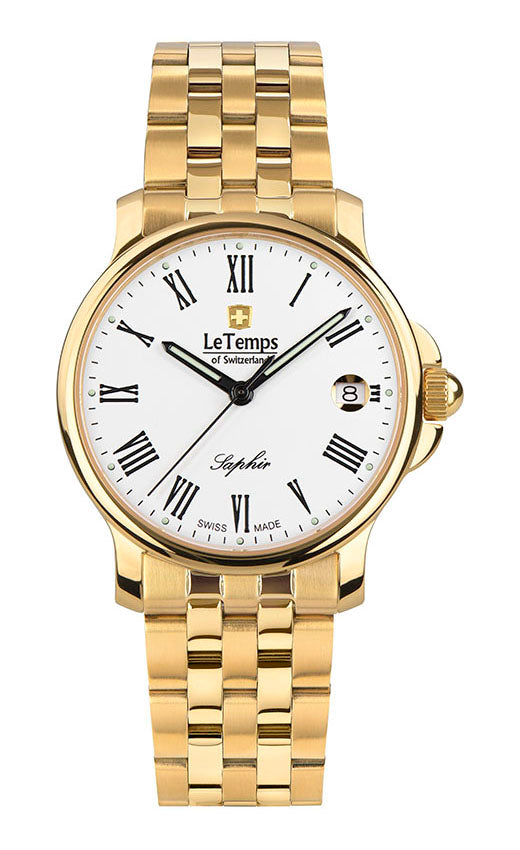 LeTemps ZAFIRA UNISEX SAPHIR QUARZ WATCH 50M