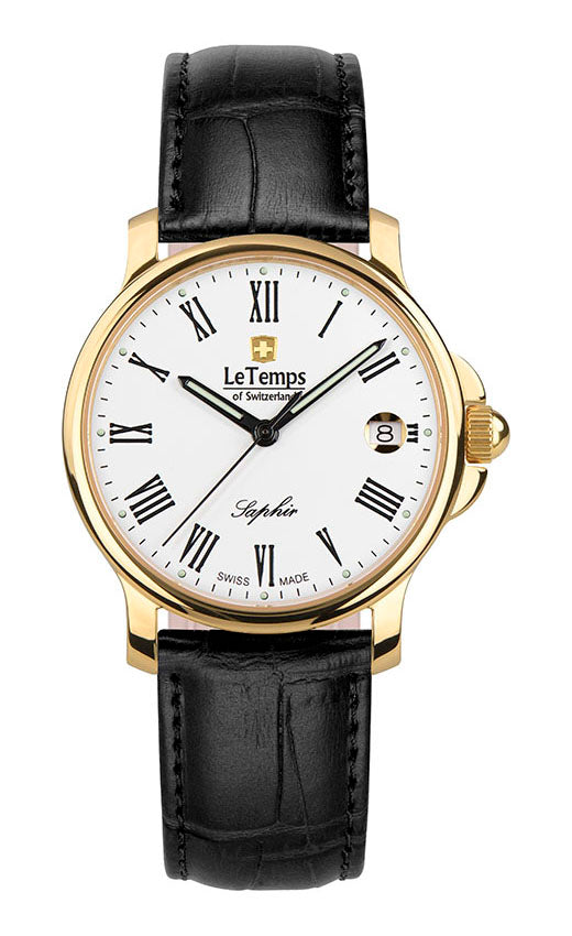 LeTemps ZAFIRA UNISEX SAPHIR QUARZ WATCH 50M